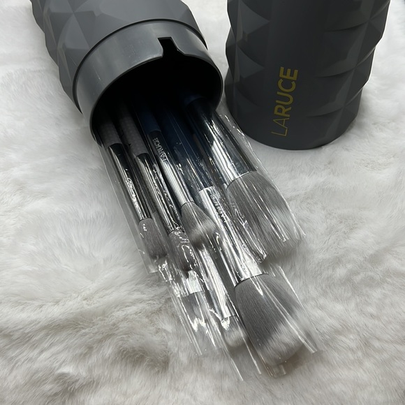 NEW Laruce Complexion and Eye Brush Set with Cup - Picture 6 of 7